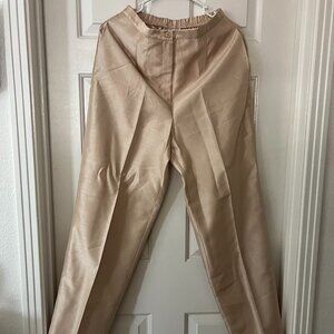 Susan Graver Shimmery Beige Pants